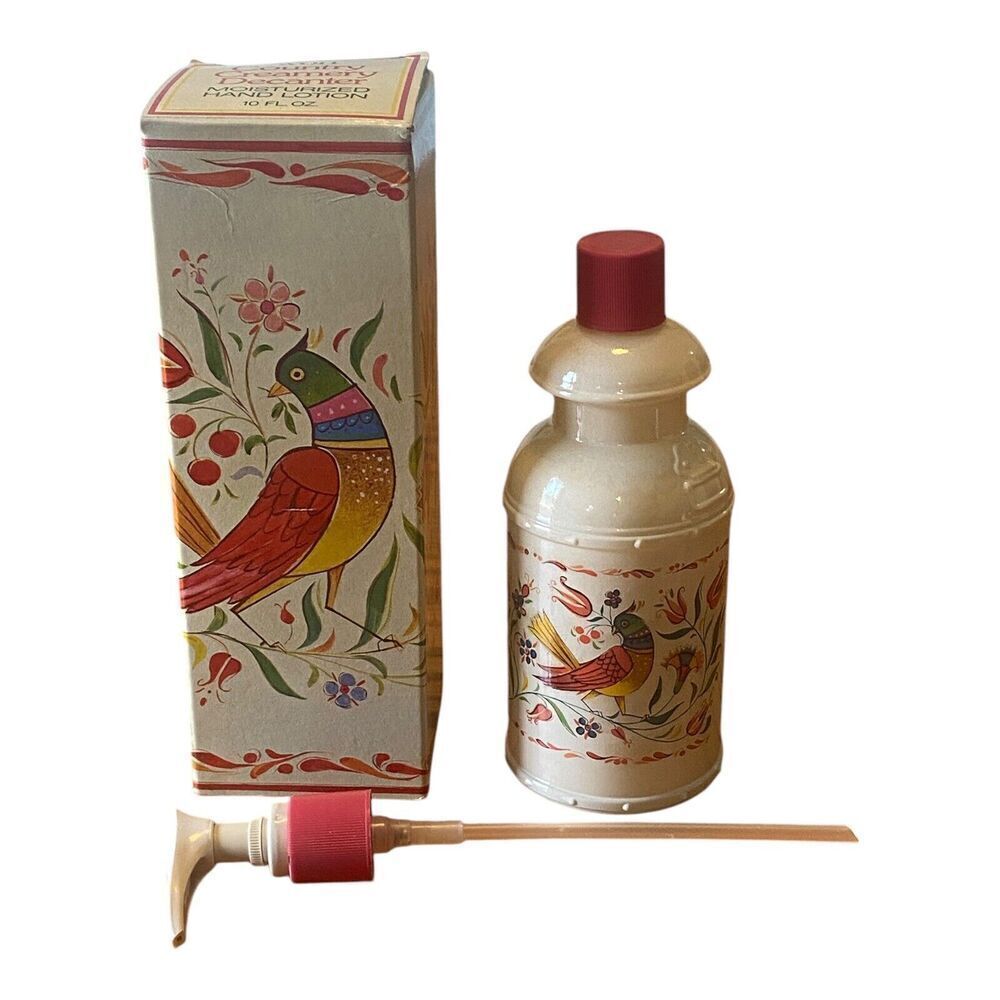 AVON COUNTRY CREAMERY Decanter W/10 Oz LOTION W/BOX New